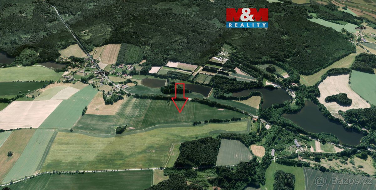 Prodej pole, 2006 m², Kamenice nad Lipou