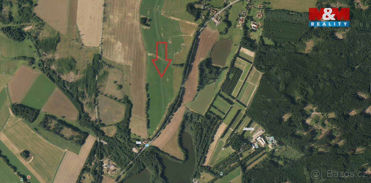 Prodej pole, 2006 m², Kamenice nad Lipou