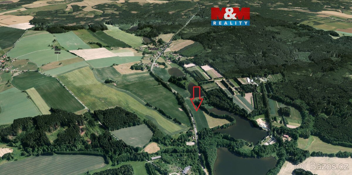 Prodej pole, 8399 m², Kamenice nad Lipou