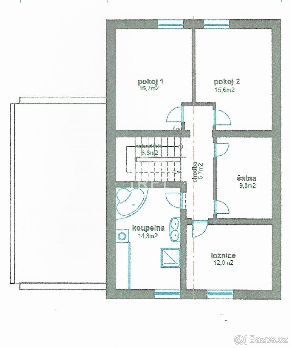 Prodej pozemku pro výstavbu 2 RD nebo rodinného ranče - Doub