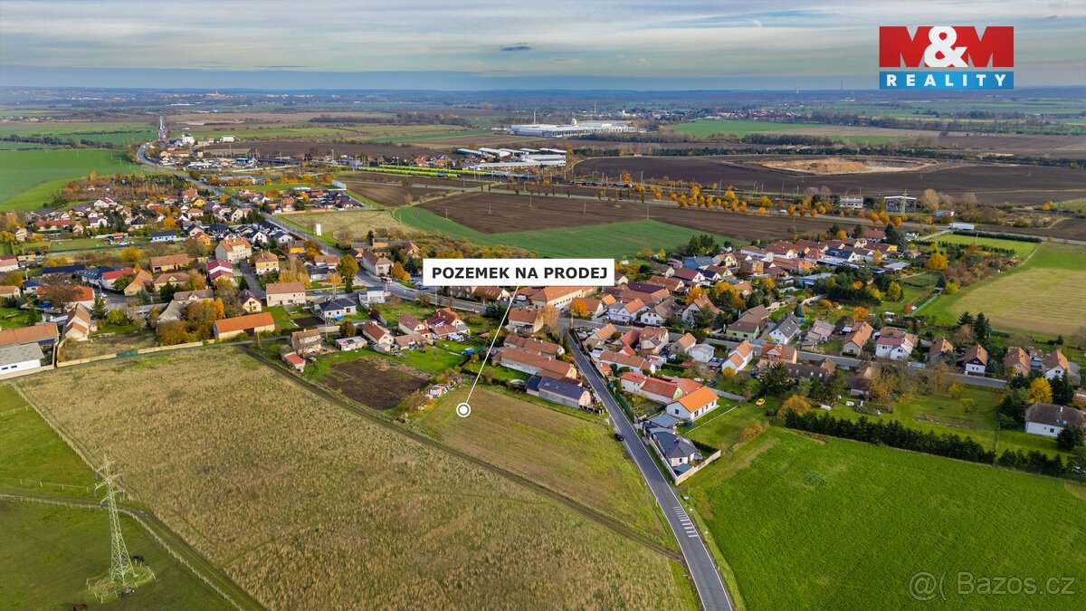 Prodej pozemku k bydlení, 1267 m², Spomyšl