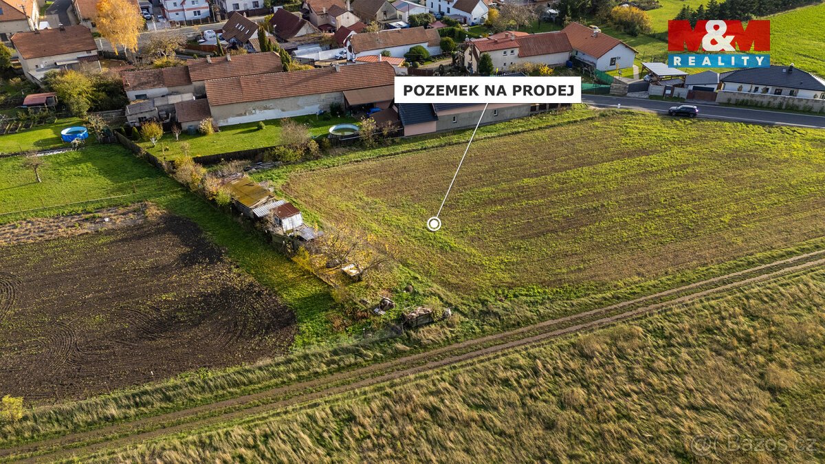 Prodej pozemku k bydlení, 1267 m², Spomyšl