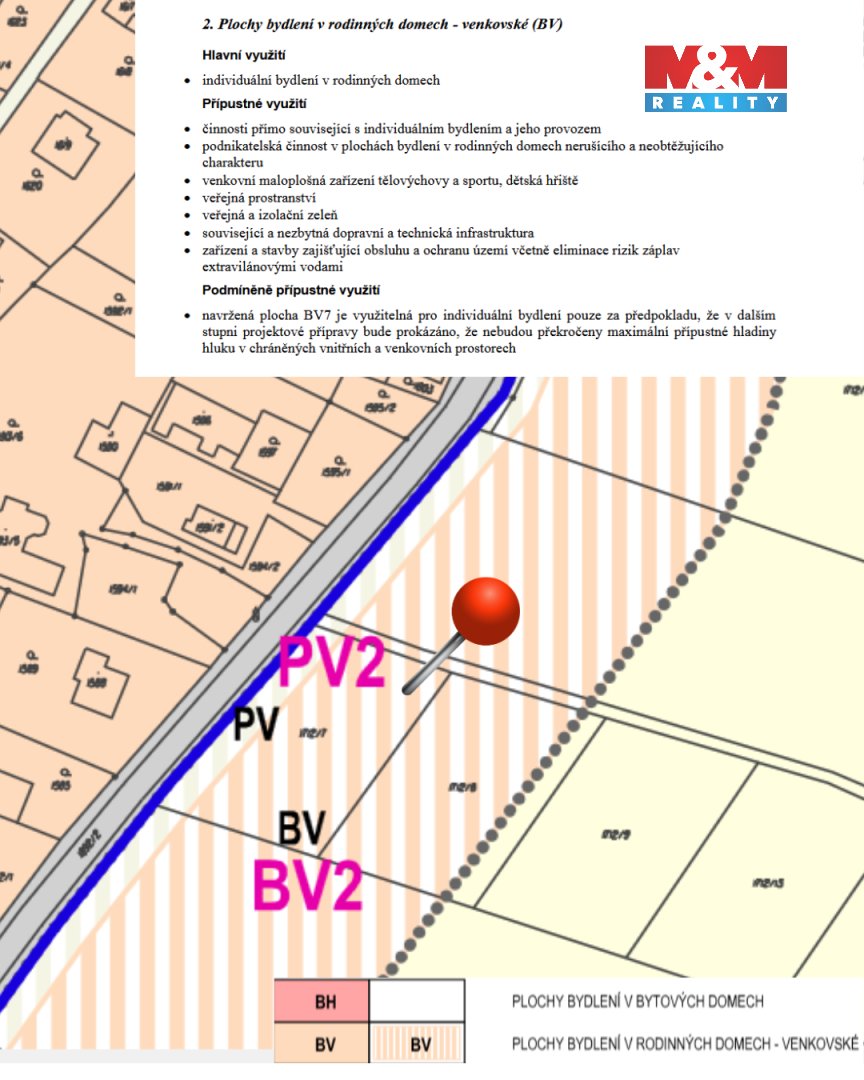 Prodej pozemku k bydlení, 890 m², Vikýřovice