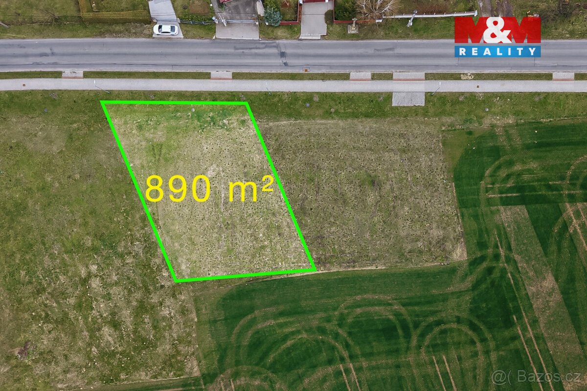 Prodej pozemku k bydlení, 890 m², Vikýřovice