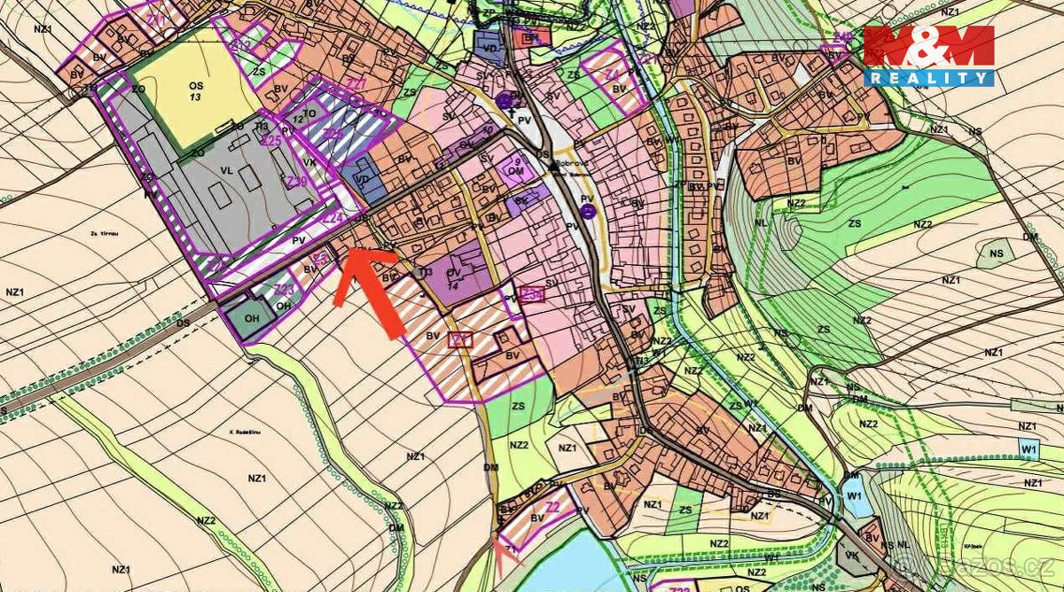 Prodej pozemku k bydlení s projektem v Bobrové