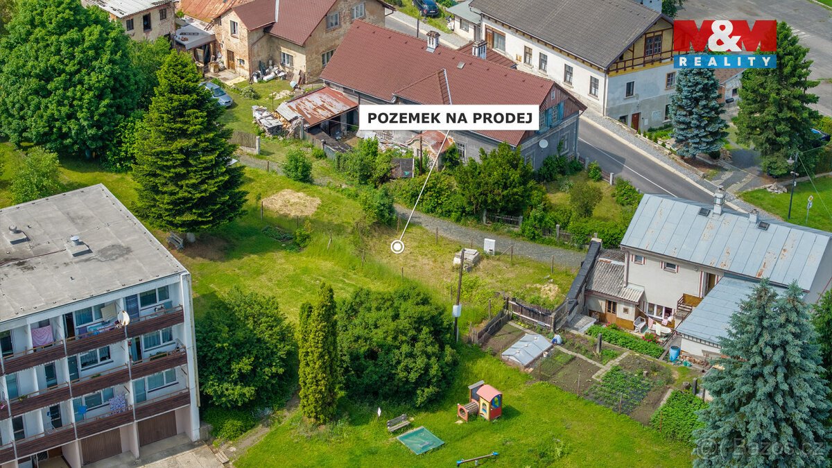 Prodej pozemku k bydlení, 496 m², Český Dub, ul. Zahradní