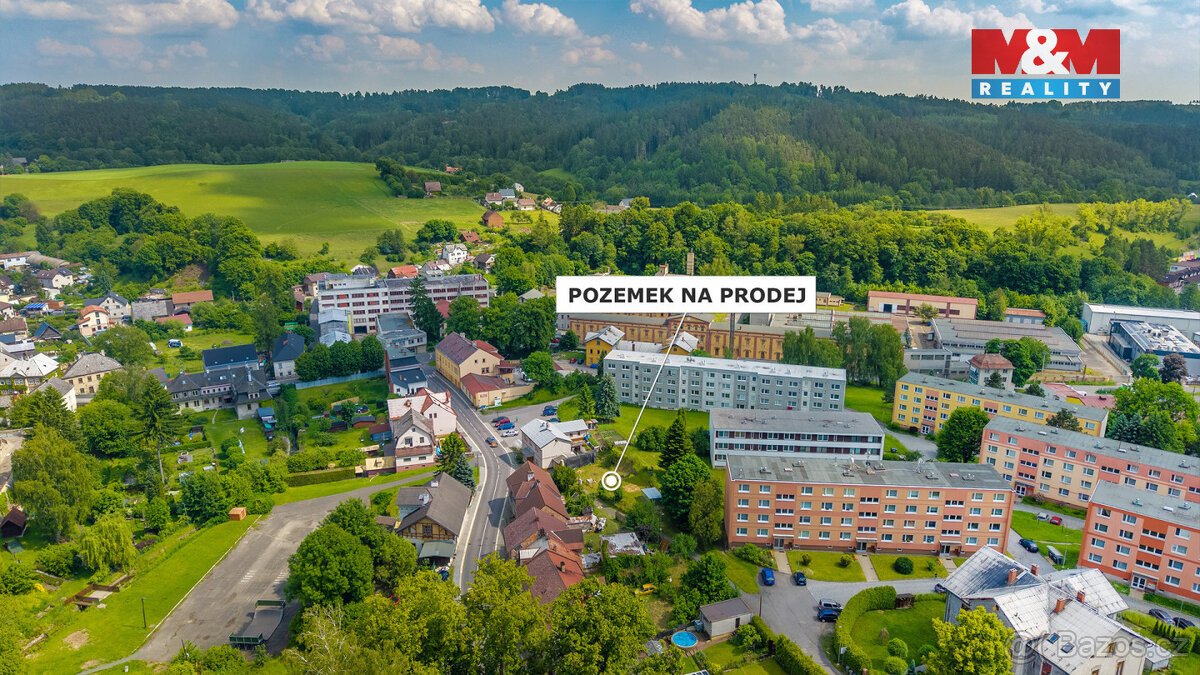 Prodej pozemku k bydlení, 496 m², Český Dub, ul. Zahradní