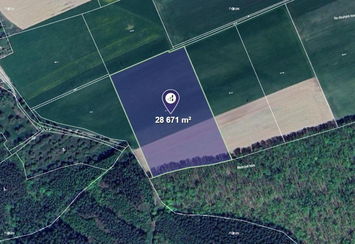 Prodej pole v k.ú. Hracholusky nad Berounkou