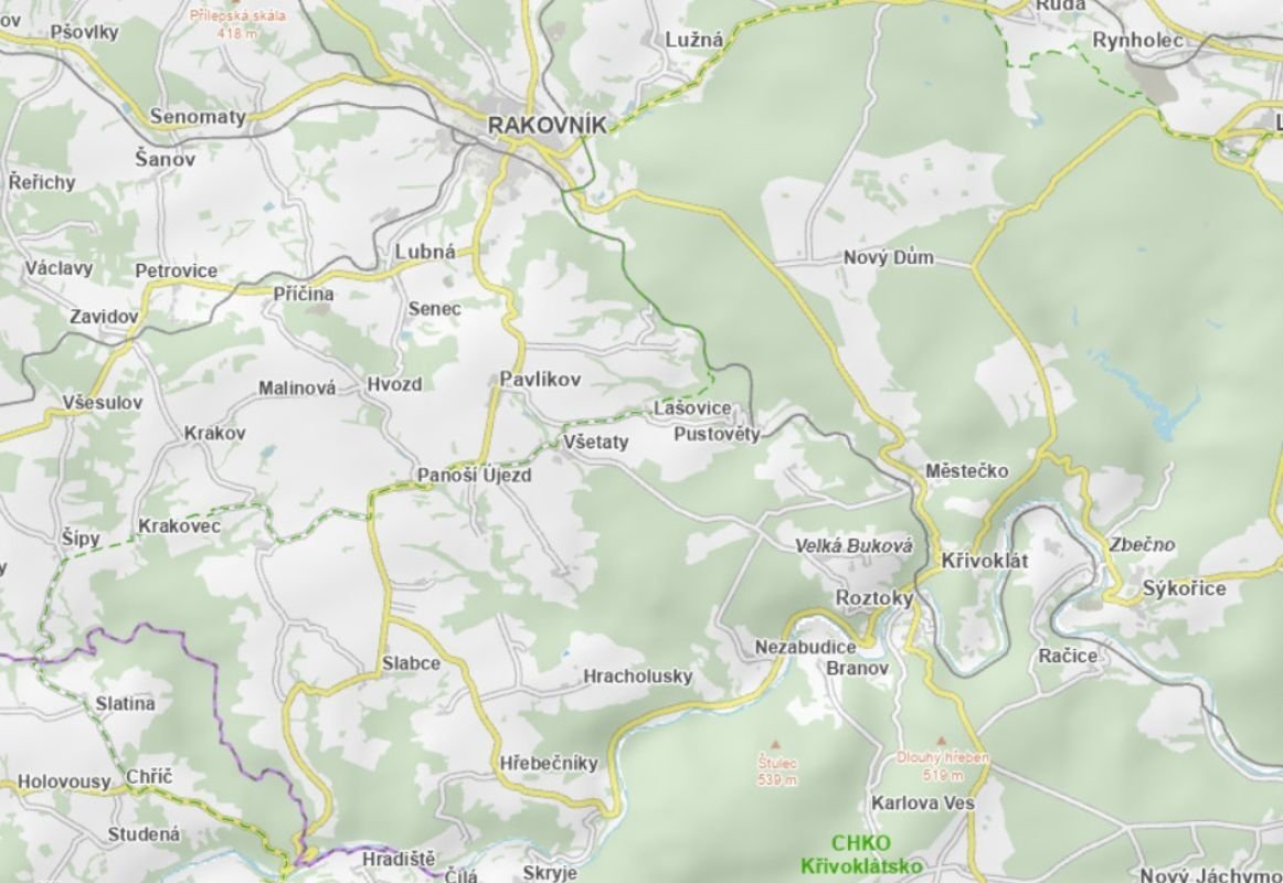 Prodej pole v k.ú. Hracholusky nad Berounkou