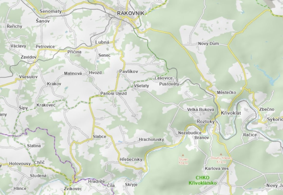 Prodej pole v k.ú. Hracholusky nad Berounkou