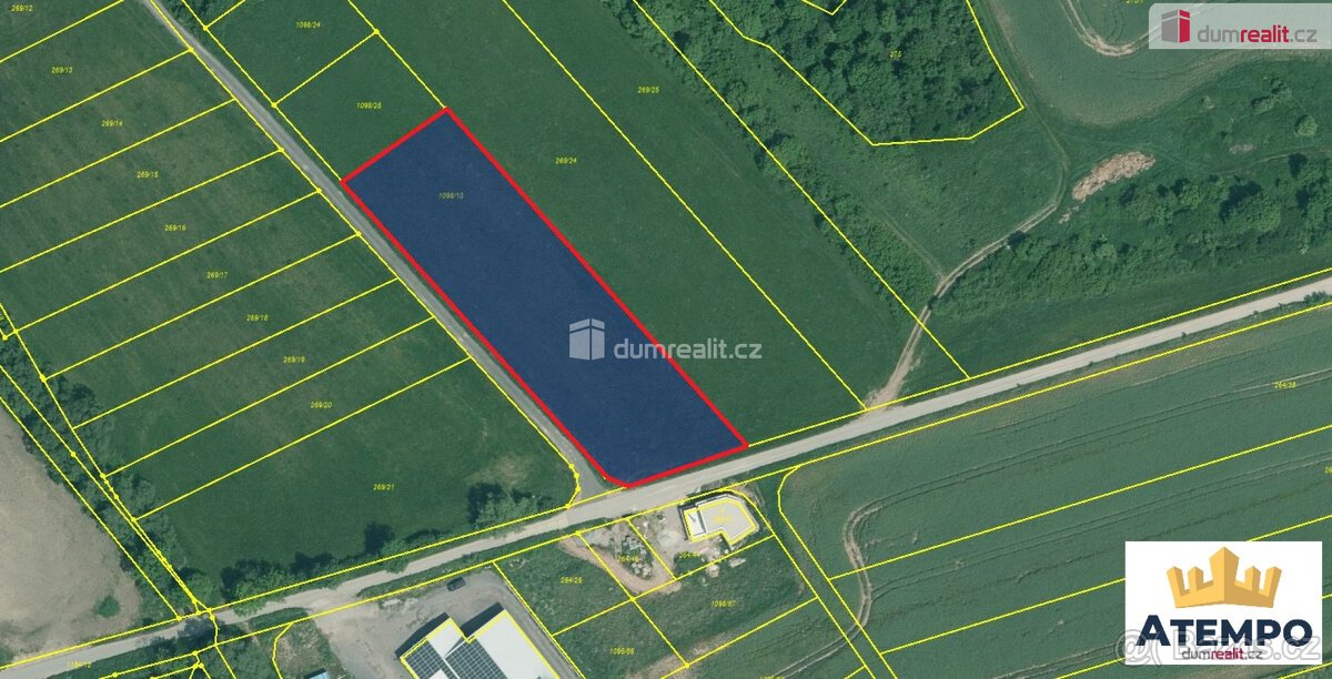 K prodeji, pozemky pro ubytování, výrobu a skladování o výmě