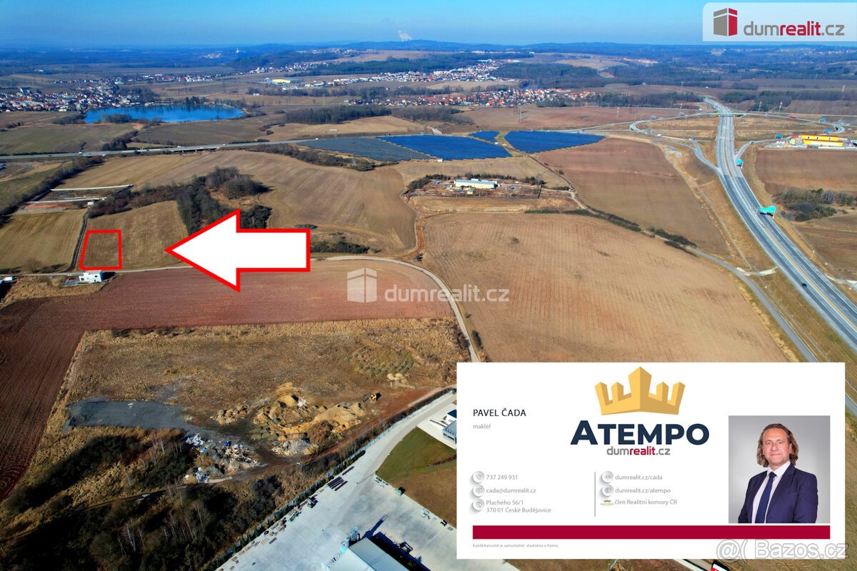 K prodeji, pozemky pro ubytování, výrobu a skladování o výmě