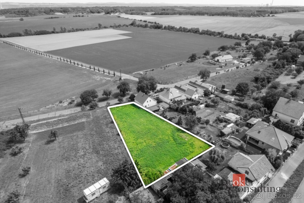 Prodej, pozemky/bydlení, 1645 m2, Bechlín, Litoměřice [ID 74
