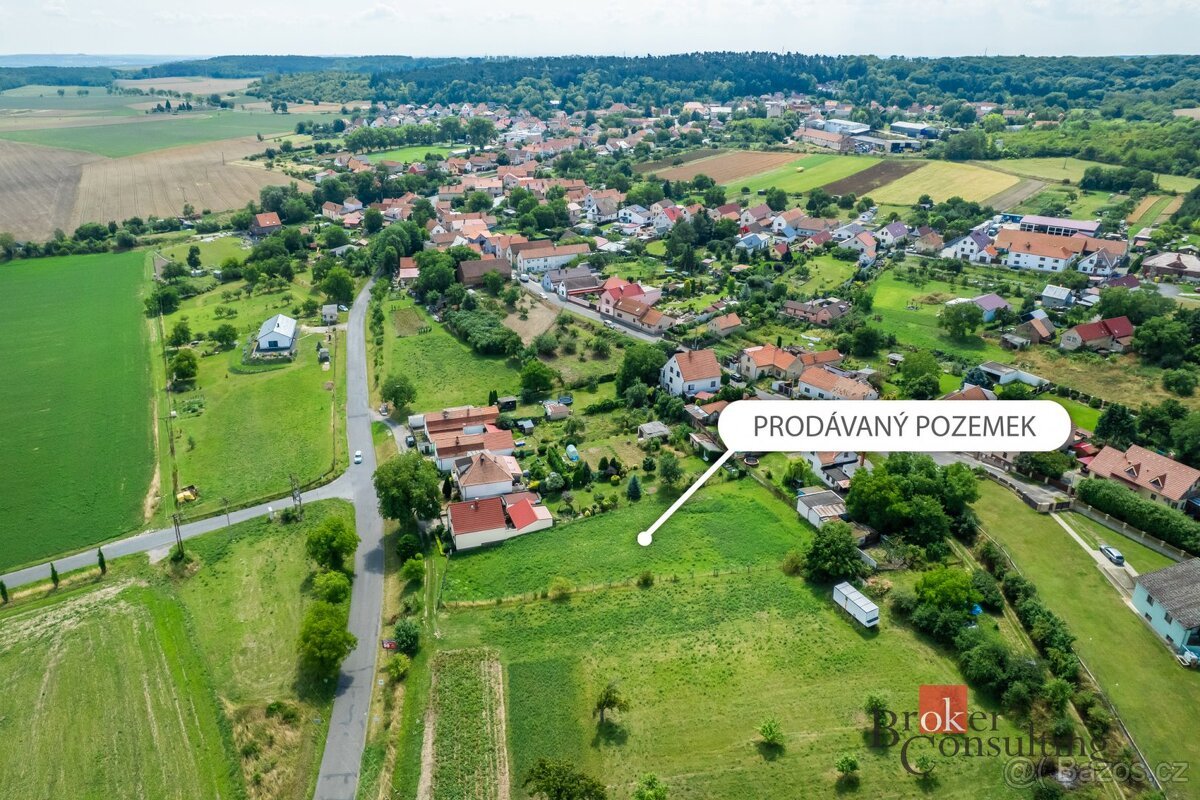 Prodej, pozemky/bydlení, 1645 m2, Bechlín, Litoměřice [ID 74
