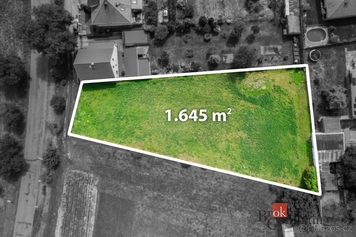 Prodej, pozemky/bydlení, 1645 m2, Bechlín, Litoměřice [ID 74