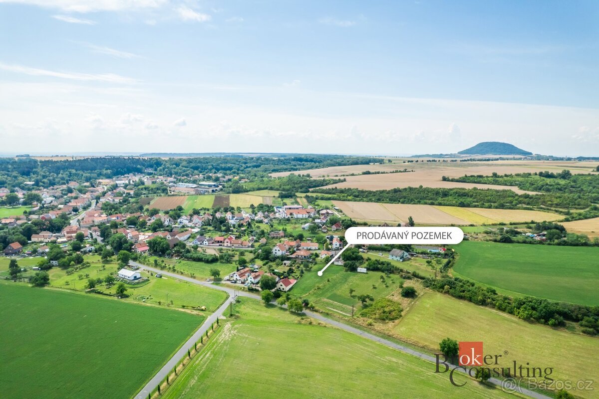 Prodej, pozemky/bydlení, 1645 m2, Bechlín, Litoměřice [ID 74