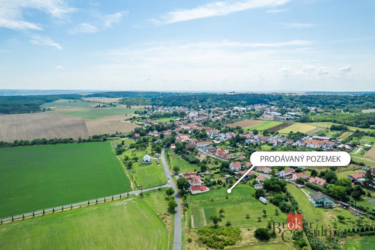 Prodej, pozemky/bydlení, 1645 m2, Bechlín, Litoměřice [ID 74