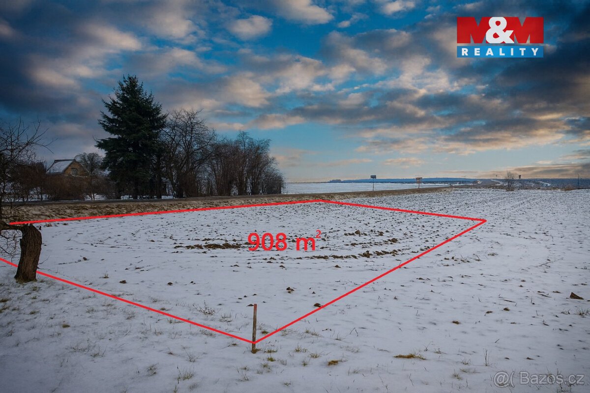 Prodej pozemku k bydlení, 908 m², Úhřetická Lhota