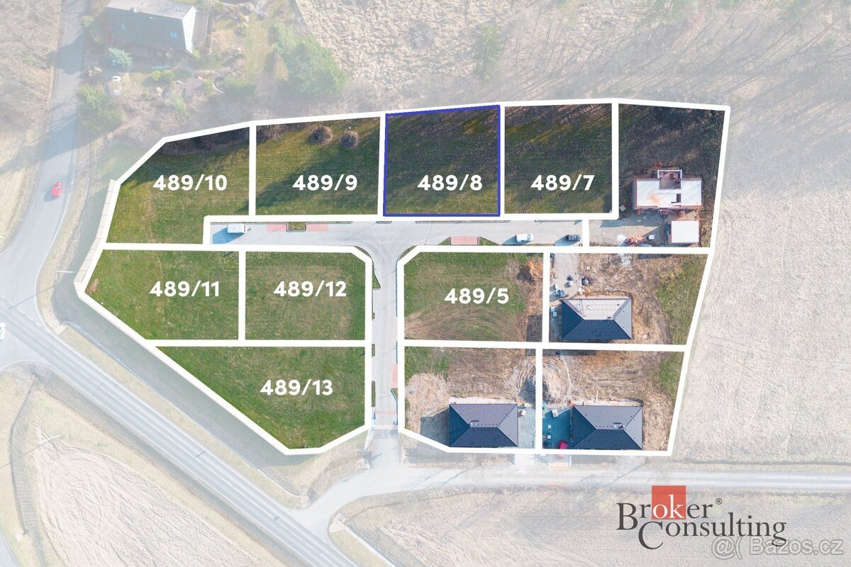 Prodej, pozemky/bydlení, 892 m2, Kamenný Újezd, Rokycany [ID