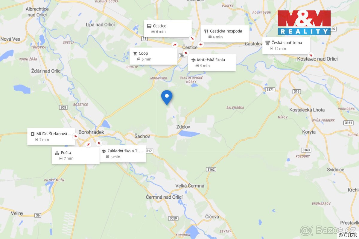 Prodej pozemku ve Zdelově, 5 271 m²