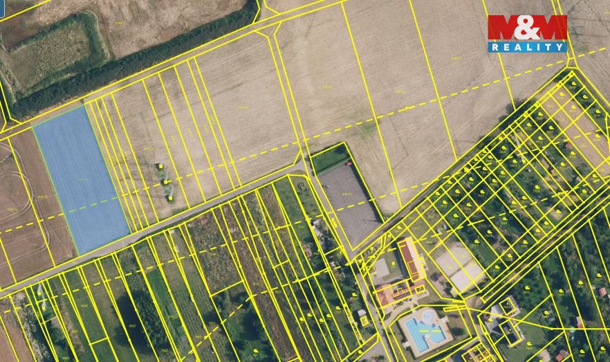 Prodej pole, 4106 m², Majetín, ul. ulice