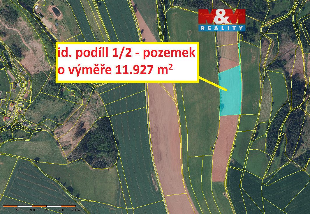 Prodej pole, 11927 m², Hronov - Zbečník