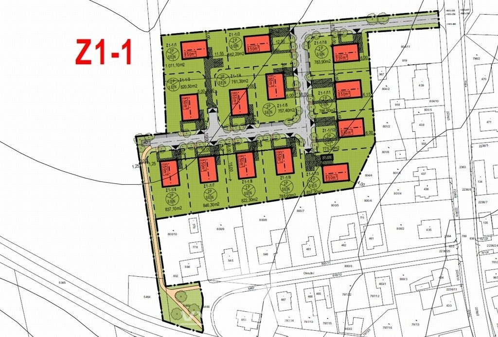Pozemek s možností výstavby (739 m2) - Solnice, Rychnov nad 