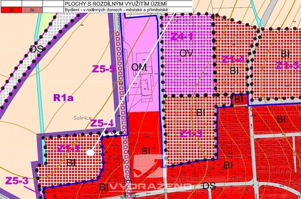Pozemek s možností výstavby (739 m2) - Solnice, Rychnov nad 