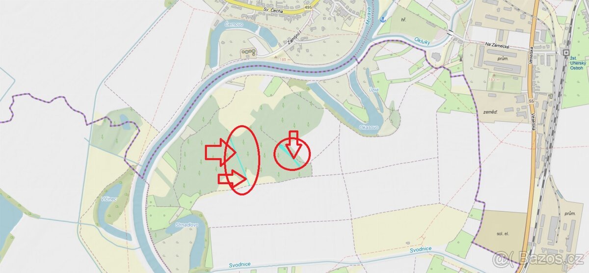 Prodej pozemků k.ú. Milokošť