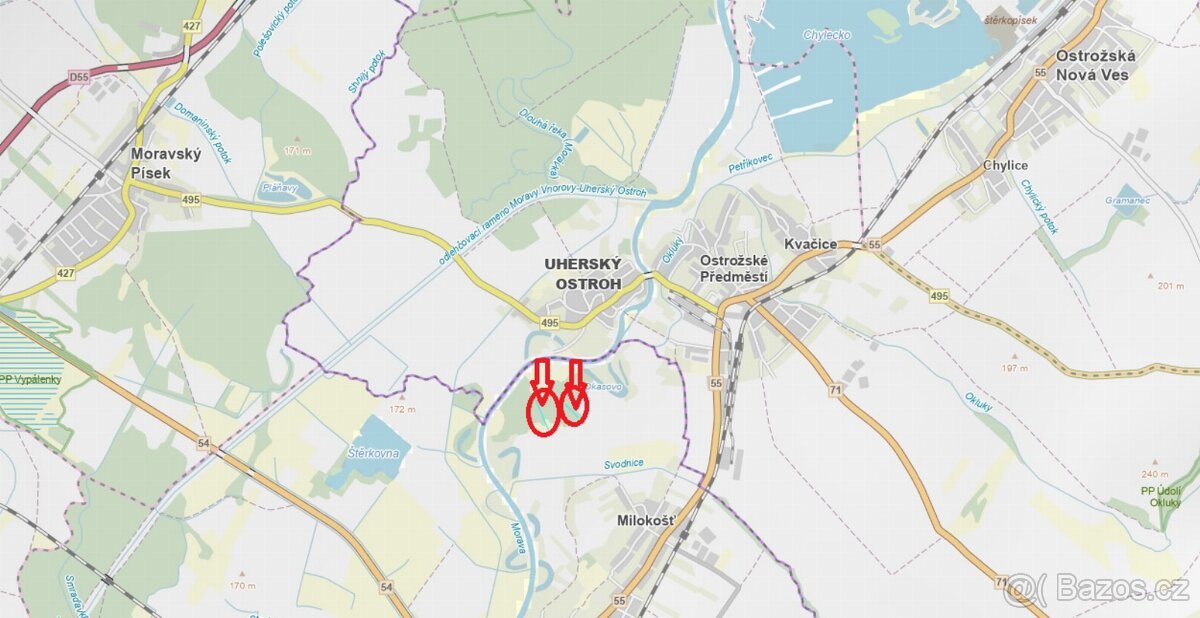 Prodej pozemků k.ú. Milokošť