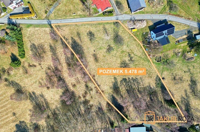 Prodej stavebního pozemku 5.478 m2 Rokytnice nad Jizerou