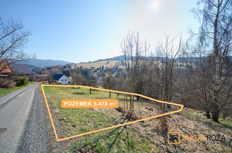 Prodej stavebního pozemku 5.478 m2 Rokytnice nad Jizerou