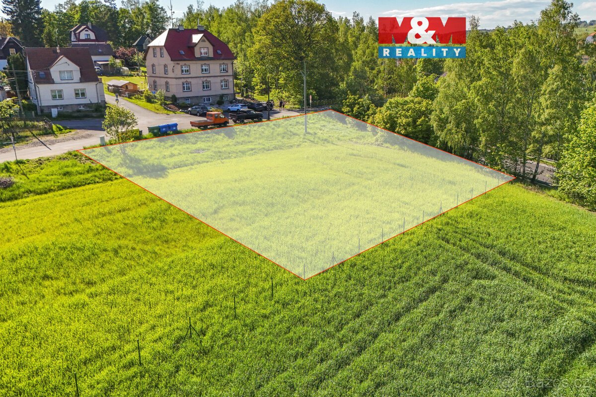 Prodej pozemku k bydlení, 1590 m², Hazlov