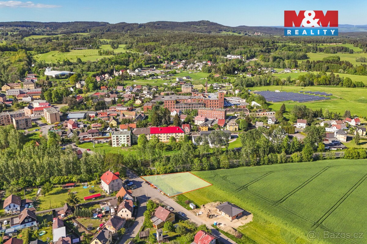 Prodej pozemku k bydlení, 1590 m², Hazlov