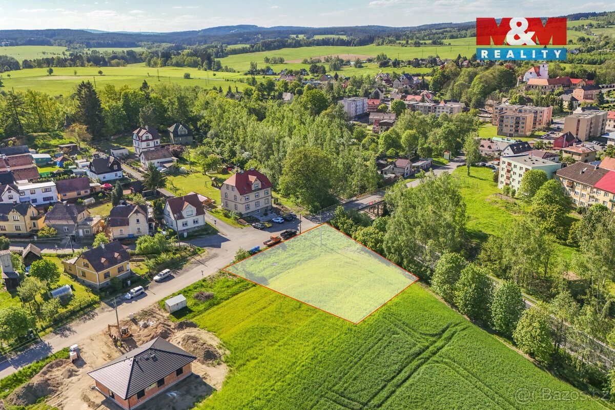 Prodej pozemku k bydlení, 1590 m², Hazlov