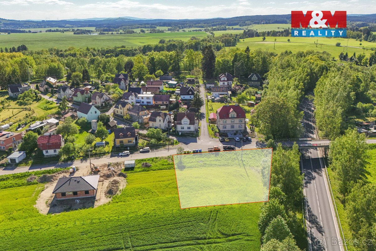 Prodej pozemku k bydlení, 1590 m², Hazlov