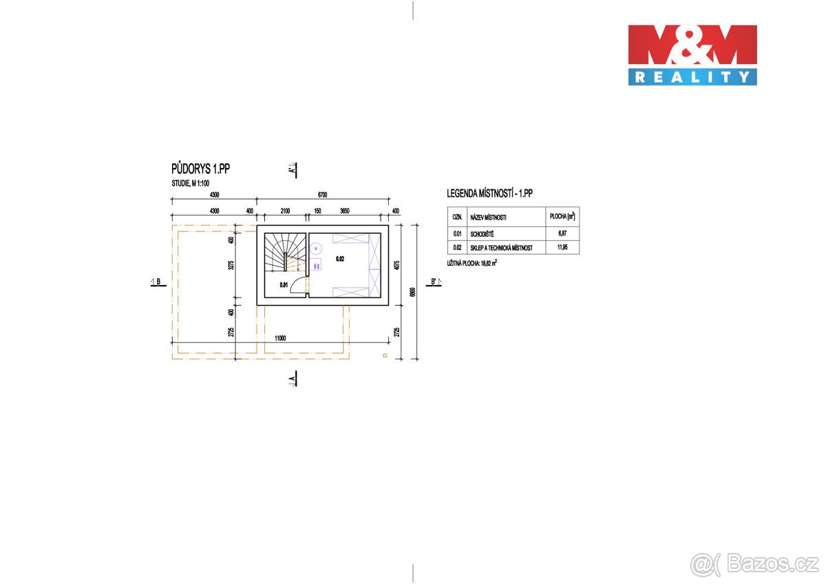 Prodej pozemku k bydlení, 488 m², Chocov, Mladá Vožice
