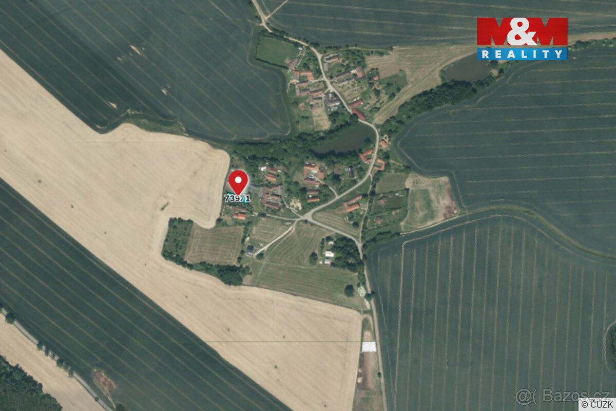 Prodej pozemku k bydlení, 488 m², Chocov, Mladá Vožice