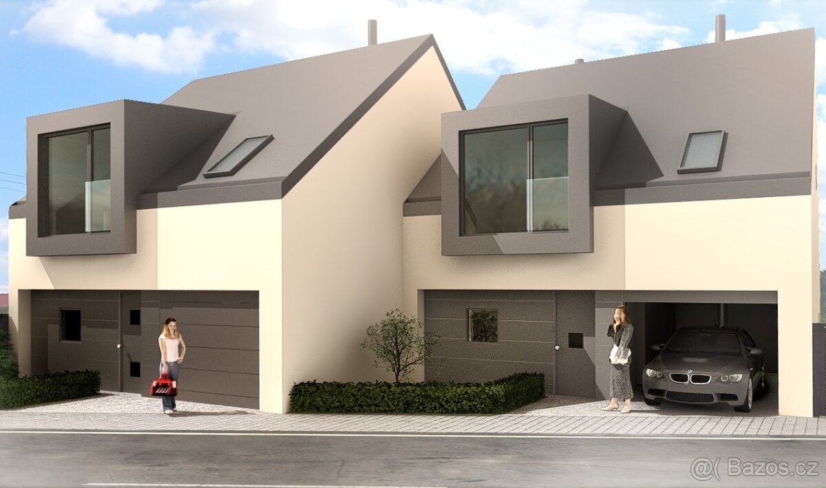 Stavební pozemek 654 m² se st. povolením na 2x 4kk Opatovice