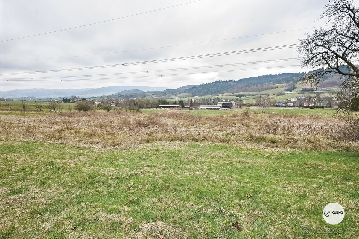 Pozemek o výměře 3291 m2 v obci Mosty u Jablunkova