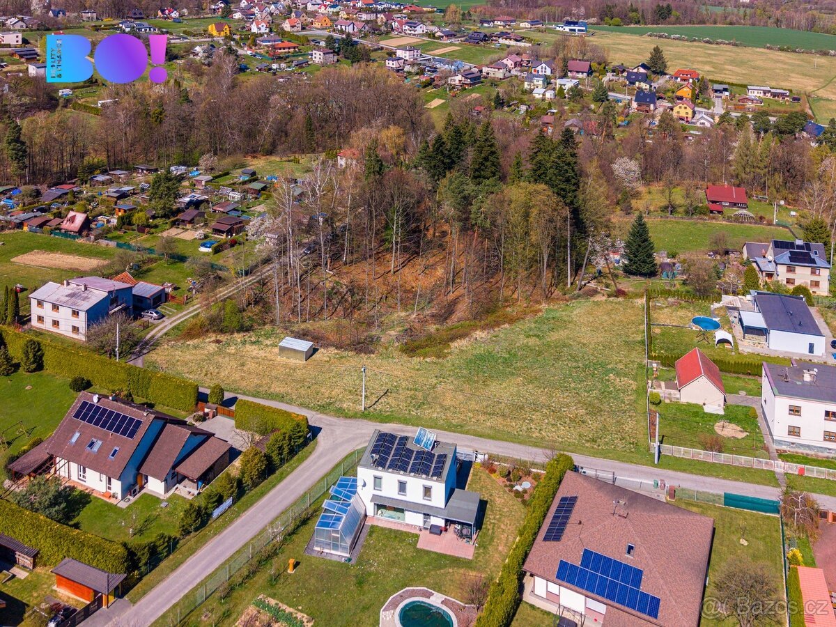 Prodej stavebního pozemku 1649 m² - Bludovice