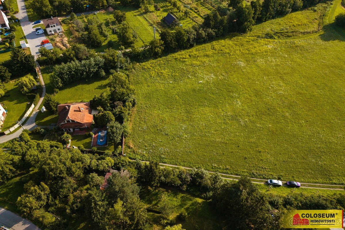 Říčany u Brna, stavební pozemek 2.573 m², prestižní lokalita