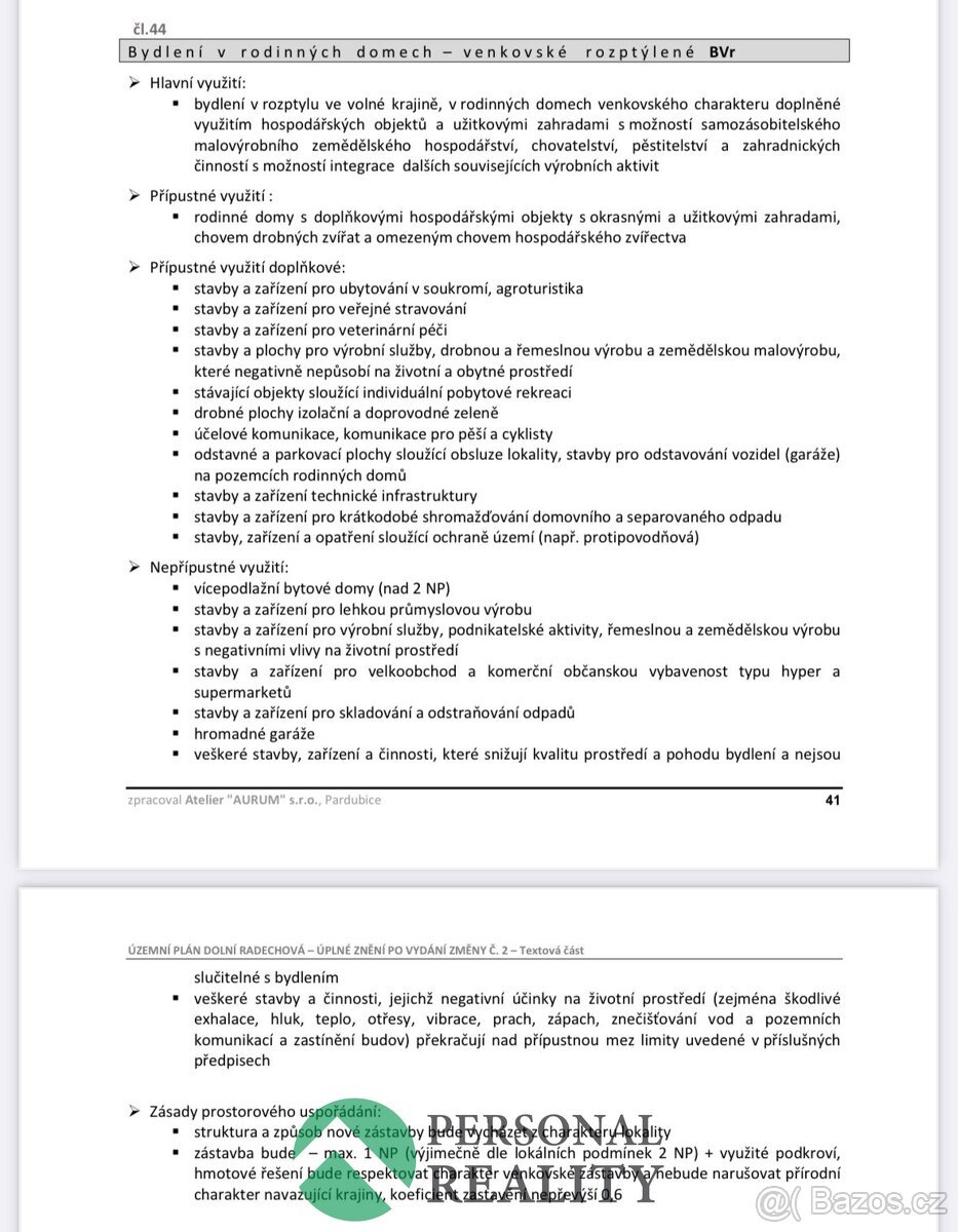 Prodej pozemky pro bydlení, 2 591 m² - Dolní Radechová