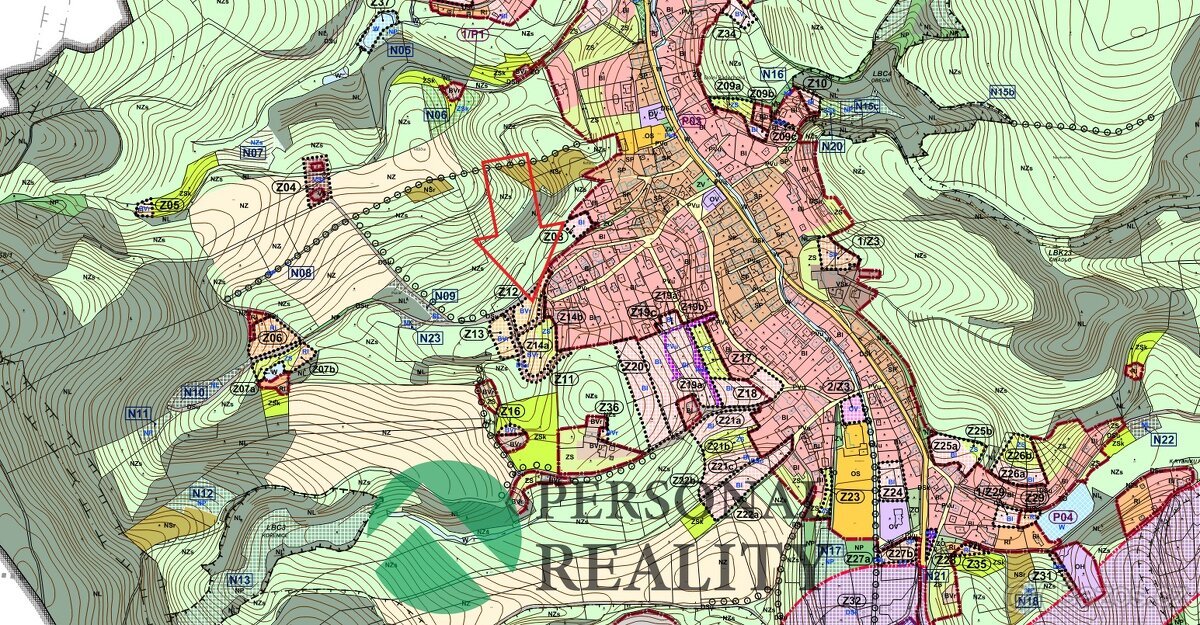 Prodej pozemky pro bydlení, 2 591 m² - Dolní Radechová
