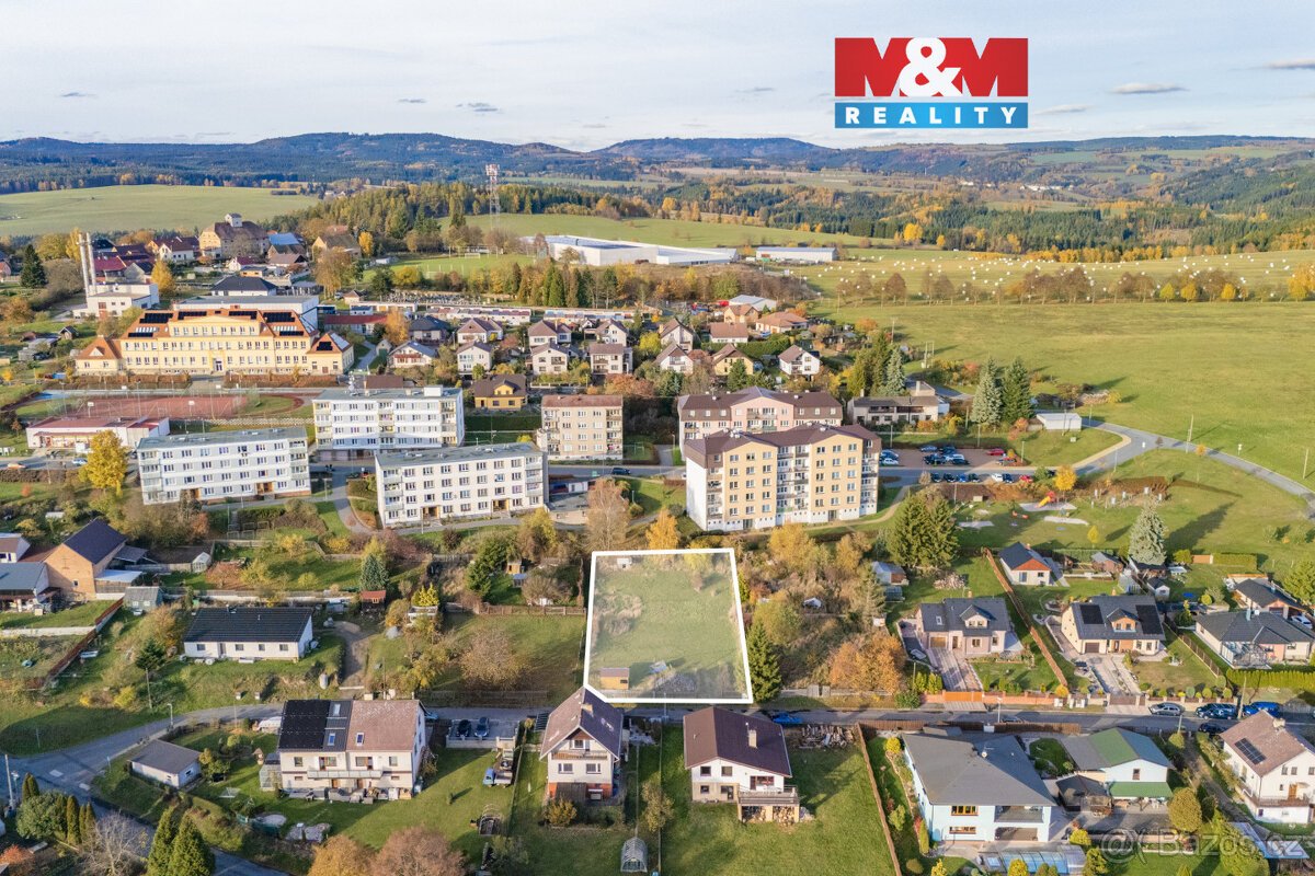 Prodej pozemku k bydlení, 1257 m², Bezdružice, ul. Na Stráni