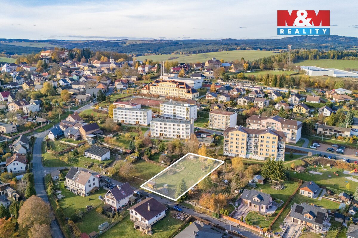 Prodej pozemku k bydlení, 1257 m², Bezdružice, ul. Na Stráni