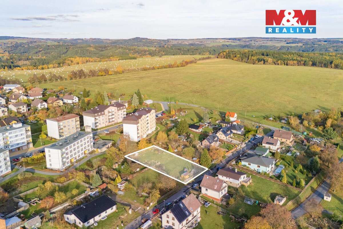 Prodej pozemku k bydlení, 1257 m², Bezdružice, ul. Na Stráni