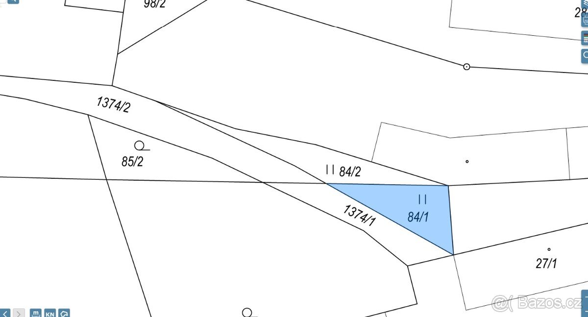 Stavební pozemek - bydlení 125 m2 - Sádek u Opavy