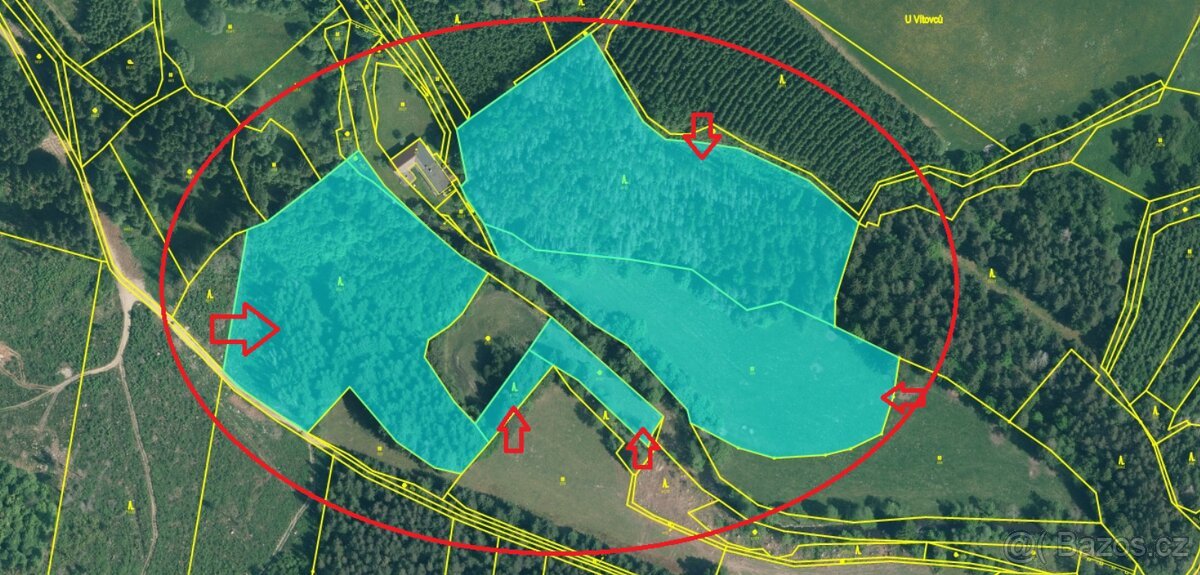 Prodej lesních pozemků k.ú. Nespice