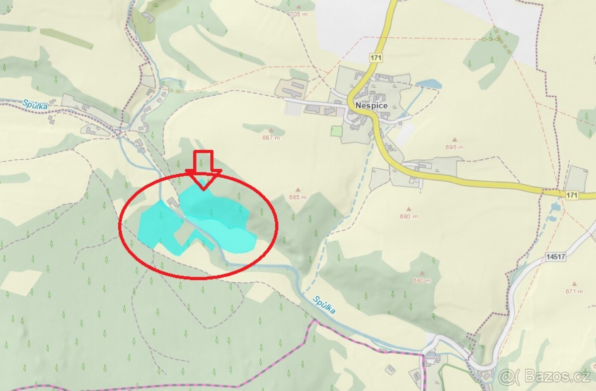 Prodej lesních pozemků k.ú. Nespice